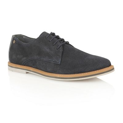 Navy Suede 'Woking II' mens lace up shoes